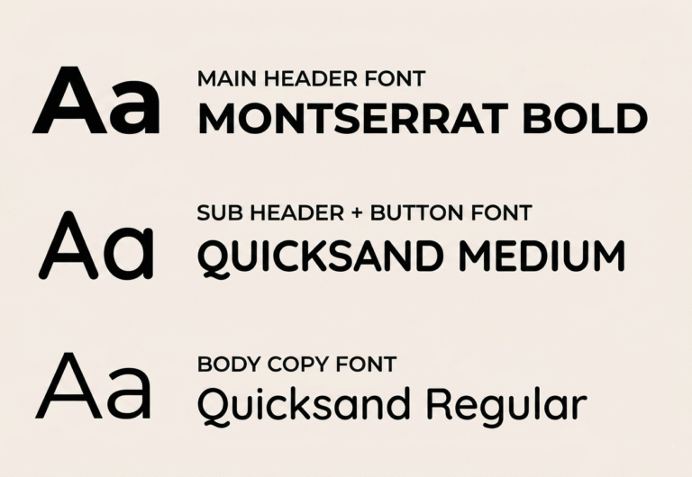 TYPOGRAPHY + COLORS